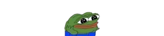 ☘ Pepe the Frog Meme, Sapo, Pepe, Triste, Internet, Adesivo telegram sticker