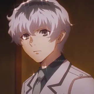 😕 Ken Kaneki Tokyo Ghoul Anime, Tokyo Ghoul, Ken Kaneki, Weißes Haar, Anime Charakter telegram sticker