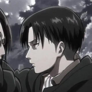 🛹 Levi Ackerman Attack on Titan anime, attack on titan, levi ackerman, manga telegram sticker