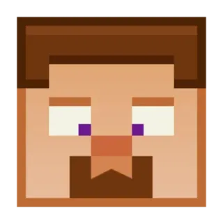 🤥 Steve Minecraft video game, Minecraft, Steve, pixel art telegram sticker