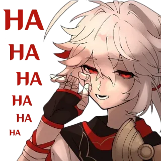 😏 Kaedehara Kazuha Genshin Impact HA
HA
HA
HA
HA
HA anime, game, genshin impact, kazuha, character, laughing telegram sticker