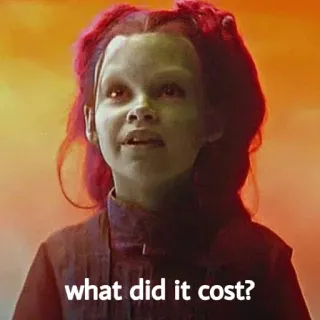 🤨 Gamora what did it cost? ภาพยนตร์, กาโมรา, มาร์เวล, ชุดคอสตูม telegram sticker