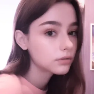🐠 retrato, mujer, cara, belleza, maquillaje telegram sticker