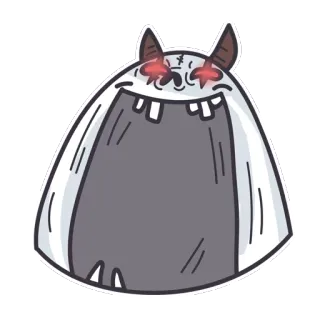 😆 Monster, Cartoon, Kreatur, Gruselig, Halloween, Teufel telegram sticker