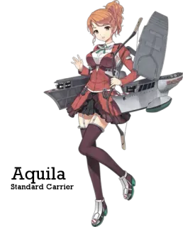🎌 Аниме, Девушка, Корабль, Военные, Персонаж, Японский telegram sticker