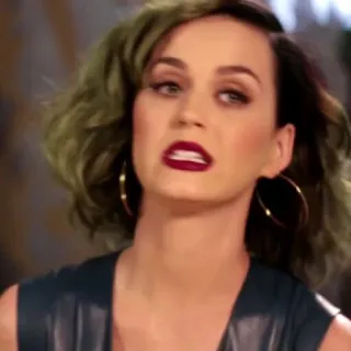 😐 Katy Perry cantante, celebrità, pop star, ritratto telegram sticker