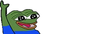 🖐 Pepe the Frog Meme, Pepe, Żaba, Kultura internetu, Obraźliwe, Gest telegram sticker