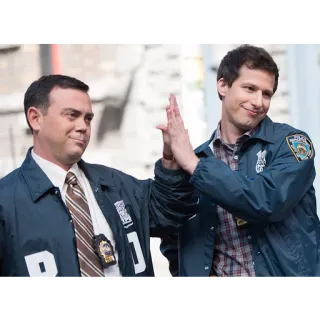 👏 Jake Peralta Brooklyn Nine-Nine Hài, Cảnh sát, Sitcom, Tình bạn telegram sticker