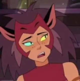 😕 Catra She-Ra and the Princesses of Power catra, she-ra, desenho animado, animação, netflix telegram sticker