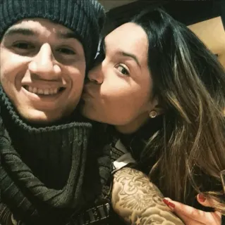💋 pareja, beso, afecto, retrato, amor, relación telegram sticker