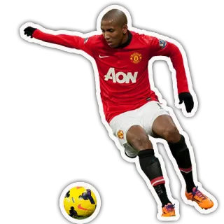 🔼 AON futebol, futebol, atleta, jogador, esportes, manchester united, Aon telegram sticker