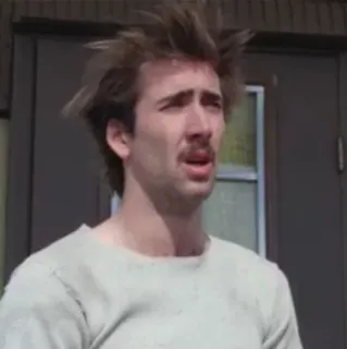💧 Nicolas Cage 배우, 유명인, 인물사진, 얼굴, 남자 telegram sticker