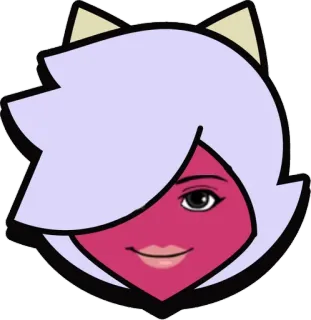 🌟 hoạt hình, sticker, anime, mặt, nhân vật, nữ telegram sticker