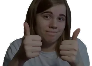 👍 Joinha, Positivo, Concordo, Aprovação, Ok, Gesto telegram sticker