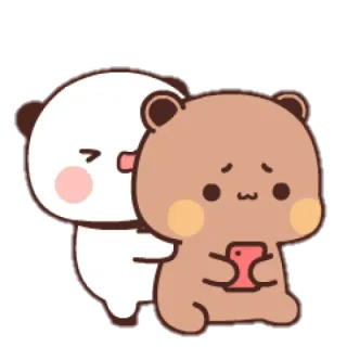 😠 Dibujos animados, Oso, Lindo, Divertido, Pegatina whatsapp sticker