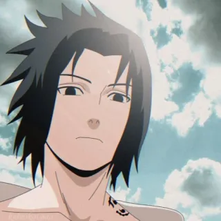 🀄️ Sasuke Naruto Аниме, Манга, Саске, Персонаж telegram sticker