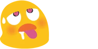 🤪 Emoji, Sakit, Kuning, Berkeringat, Lidah, Kelelahan telegram sticker