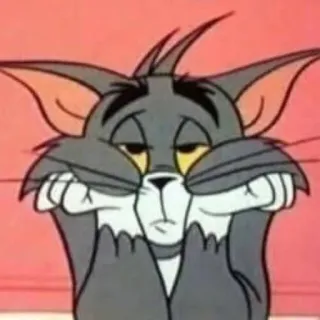 🙄 Tom Cat Tom and Jerry Desenho animado, Gato, Cansado, Triste, Tom e Jerry, Tom gato telegram sticker
