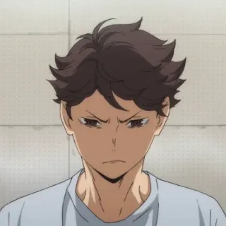 💗 Oikawa Tooru Haikyuu!! Anime, Manga, Haikyuu, Pallavolo, Oikawa, Tooru telegram sticker