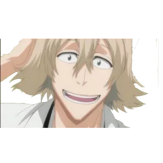 😅 Kisuke Urahara Bleach Anime, Bleach, Kisuke Urahara, Charakter, Lustig, Manga telegram sticker