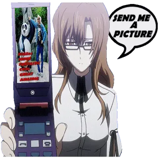 🤳 SEND ME
A PICTURE Anime, Mulher, Telefone, Selfie, Mensagem telegram sticker