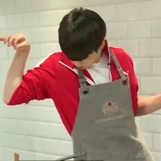 ⭐️ COOKING STUDIO 烹饪, 围裙, 厨房, 工作室 telegram sticker