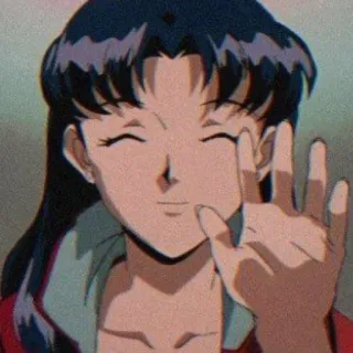 🦋 anime, girl, peace sign, character telegram sticker