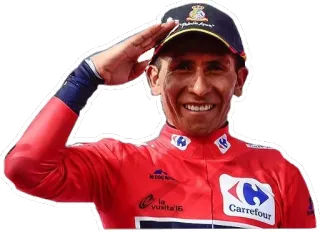 👍 La Vuelta'16 自行车手, 运动, 运动员, 比赛, 环西班牙, 制服 telegram sticker