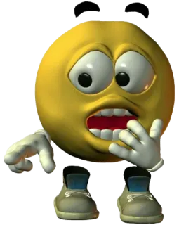 😨 Emoji, Spaventato, Scioccato, Preoccupato, Angosciato, Ansioso whatsapp sticker