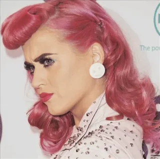 🍧 Katy Perry Katy Perry, penyanyi, selebriti, bintang pop, wanita, rambut merah muda telegram sticker