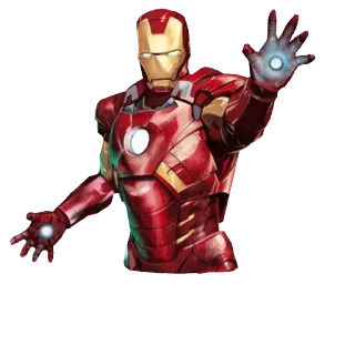 🖐 Iron Man アイアンマン, マーベル, スーパーヒーロー, アベンジャーズ, トニー・スターク telegram sticker