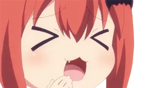 😆 Satania Gabriel DropOut Anime, Słodkie, Śmieszne, Satania, Gabriel Dropout, Demon whatsapp sticker