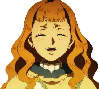 ☺️ Mimosa Vermillion Black Clover 애니메이션, 만화, 캐릭터, 미모사 버밀리온, 블랙 클로버 telegram sticker