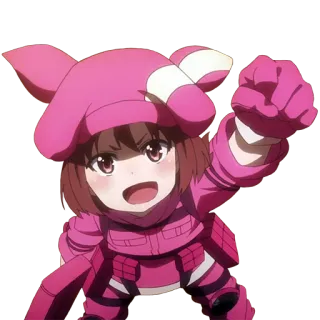 😃 Anime, Personaggio, Rosa, Armatura telegram sticker