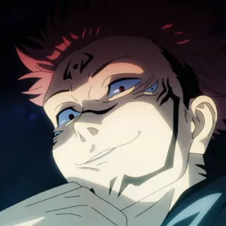 🎸 Sukuna Jujutsu Kaisen Anime, Sukuna, Jujutsu Kaisen, Schurk, Manga telegram sticker