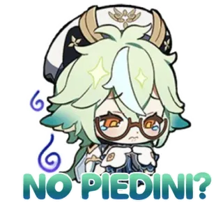 😞 NO PIEDINI? sticker, italienisch, frage, füße telegram sticker