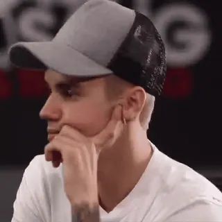 🌬 Justin Bieber, Portret, Gwiazda, Mężczyzna, Piosenkarz, Osoba telegram sticker