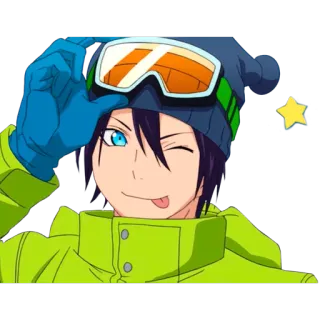 😜 Yato Noragami Аниме, Персонаж, Noragami, Ято, Мультфильм whatsapp sticker
