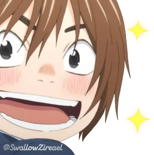 😃 @SwallowZireael Anime, Manga, Sticker, Phim hoạt hình, Vui vẻ telegram sticker