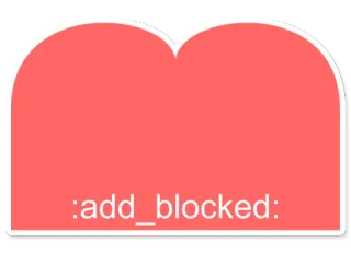 ⛔️ add_blocked bloqueado, adicionar, emoji, adesivo telegram sticker