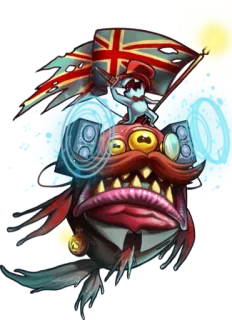 😊 mostro, Union Jack, bandiera, spada, violenza, militare telegram sticker