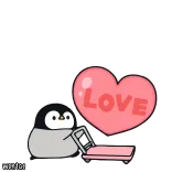 Baby Penguin by @wontae telegram stickers