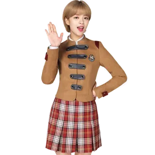 👋 Jeongyeon kpop, twice, jeongyeon, seragam sekolah, idola, asia, wanita whatsapp sticker