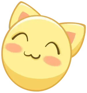🤍 kot, uroczy, emoji, uśmiech, kawaii telegram sticker