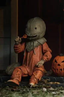 🍭 Sam Trick 'r Treat Halloween, Sam, Trick 'r Treat, Terror, Película, Calabaza, Disfraz, Personaje whatsapp sticker