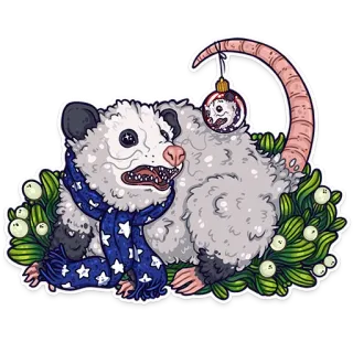 awesomepossum (@kotypic) telegram stickers