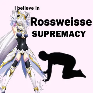 🙇 Rossweisse i believe in
Rossweisse
SUPREMACY Аниме, Персонаж, Фанатское творчество, Превосходство, Highschool DxD telegram sticker