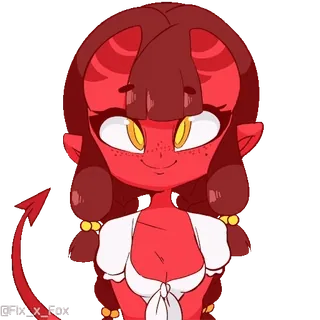 ❤️ Sallie May Helluva Boss telegram sticker
