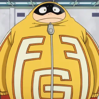 💛 Fat Gum My Hero Academia FG Anime, Herói, Mangá, Fat Gum, My Hero Academia, Personagem, Super-herói whatsapp sticker