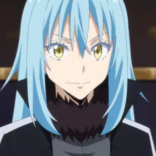 😈 Rimuru Tempest That Time I Got Reincarnated as a Slime Аниме, Исекай, Слизь, Фэнтези, Главный герой telegram sticker
